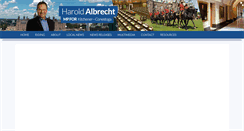 Desktop Screenshot of haroldalbrechtmp.ca